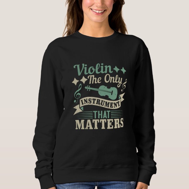 Moletom Violar o único instrumento que importa (Frente)
