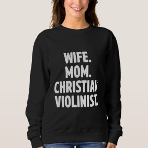 Moletom Violinista cristão-violinista Culto da Igreja Viol