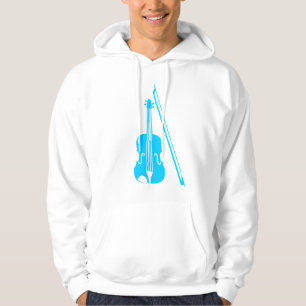 Moletom Violino - Azul-Céu