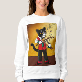 Moletom Violino Music Cat