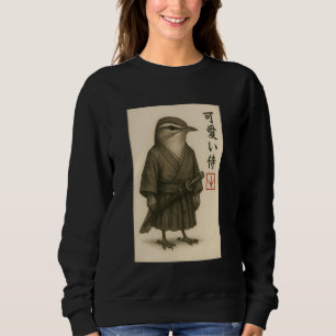 Moletom Vireo-de-olho-vermelho Samurai Arte de Tinta Estil