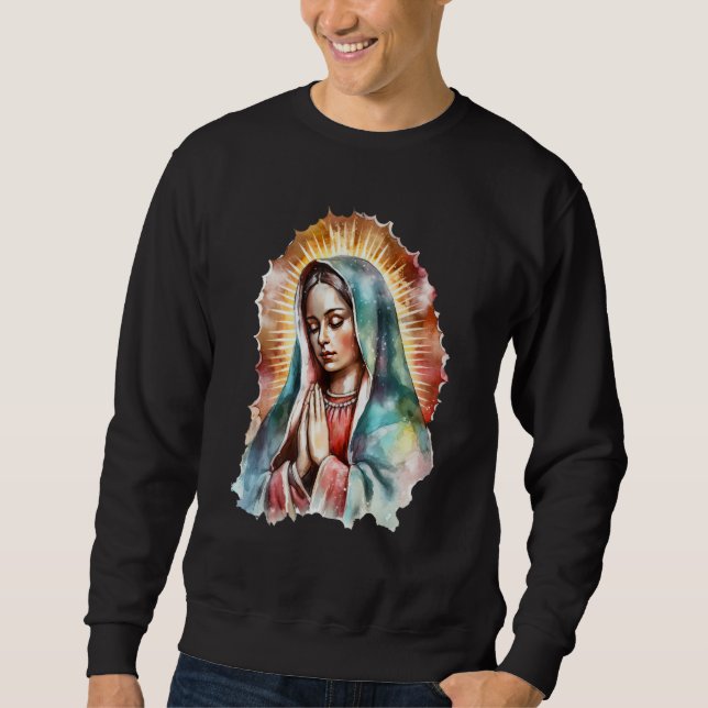 Moletom Virgem de Guadalupe Nossa Senhora de Guadalupe Cat (Frente)