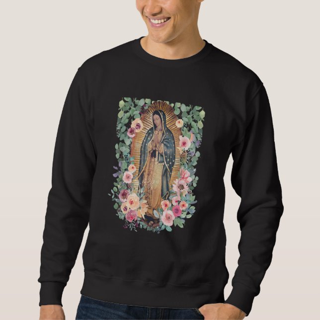 Moletom Virgin Mary Our Lady Virgen de Guadalupe Women's (Frente)