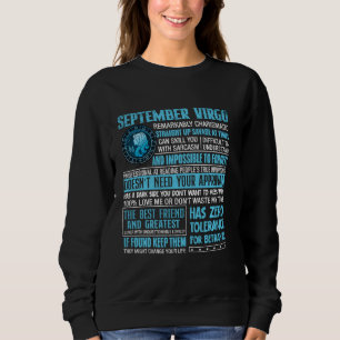 Moletom Virgo Zodiac Sinaliza Astrologia Setembro Aniversá