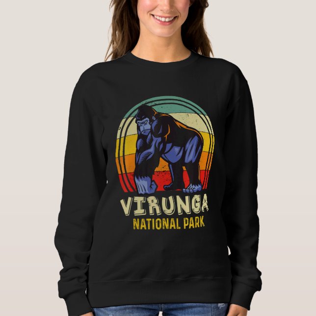 Moletom Virunga National Park Congo Safari Gorilla Africa  (Frente)