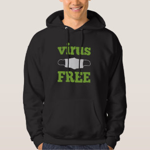 Moletom Virus Free - Design de Sensibilização Corona