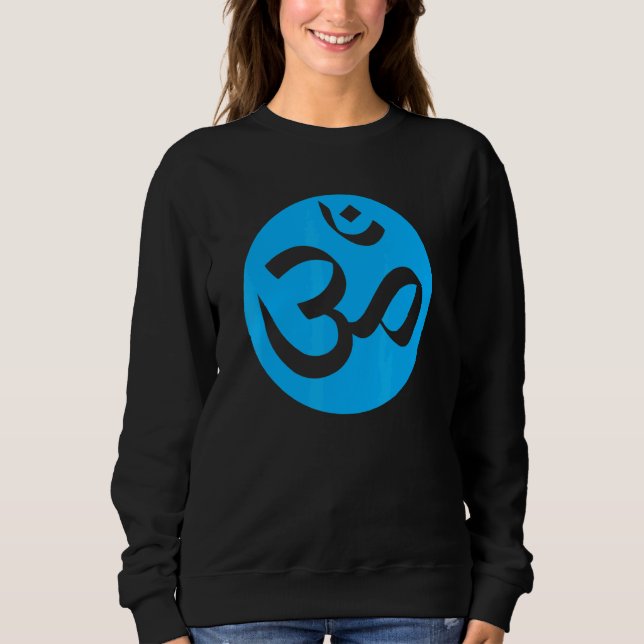 Moletom Vishuddha Om Chakra - Símbolo de Yoga (Frente)