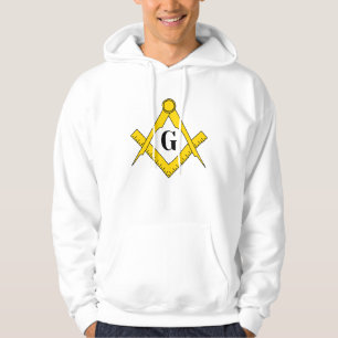 Moletom Vista o Artesanato: Hoodie Masonic Quadrado e Comp