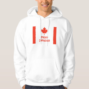 Moletom Vista seu orgulho: Sinalizador clássico do Canadá