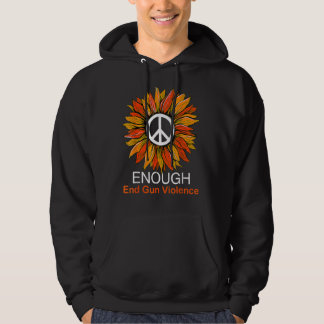 Moletom Visto Orange Peace Sunflower chega de violência co
