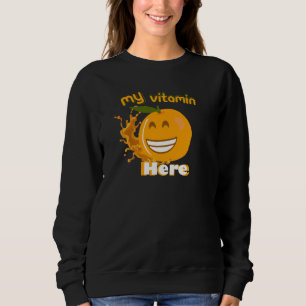 Moletom Vitamina C laranja