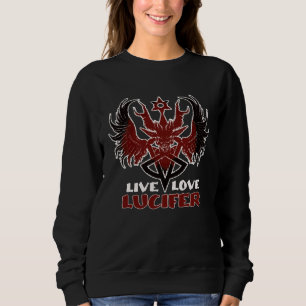 Moletom Viva Amar Lúcifer Satanismo Satan Baphomet Ocultis