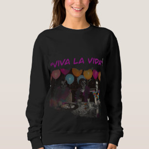 Moletom Viva la Vida Skeleton Party