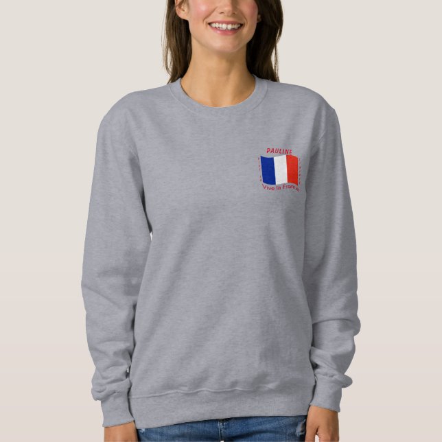 Moletom Vive la France (França) (Frente)