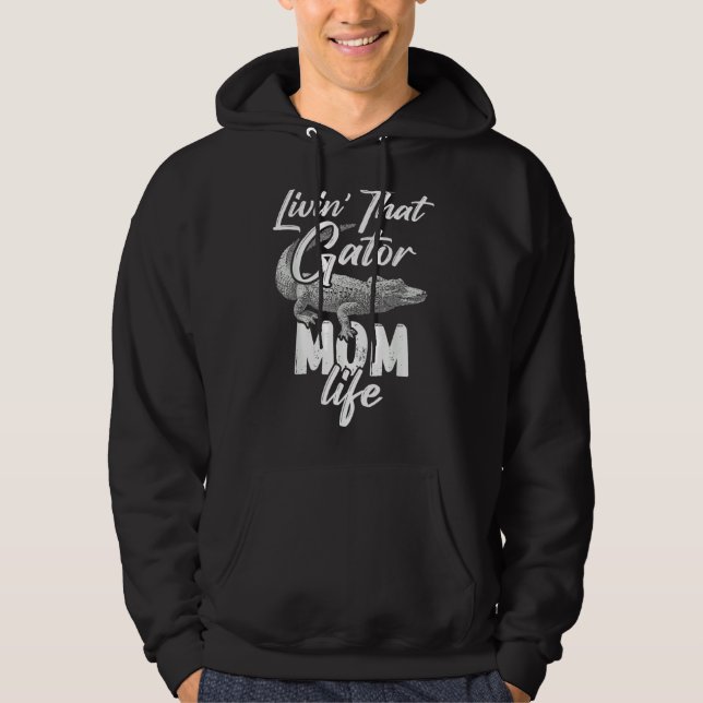 Moletom Vivendo Aquela Vida de Mãe Jacaré (Frente)