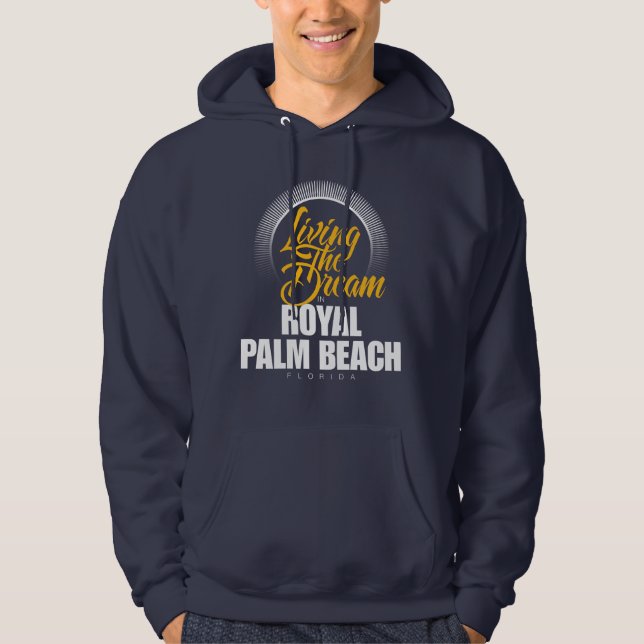 Moletom Vivendo o sonho no Palm Beach real (Frente)