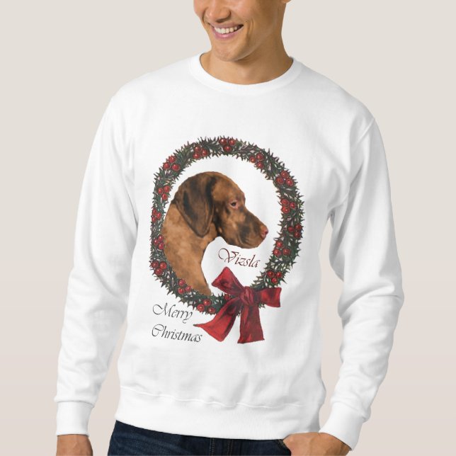 Moletom Vizsla Christmas Gifts (Frente)