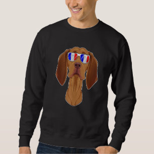 Moletom Vizsla France Óculos escuros I Bandeira francesa