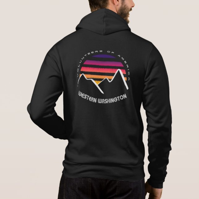 Moletom VOAWW Synth Wave Hoodie (Verso)