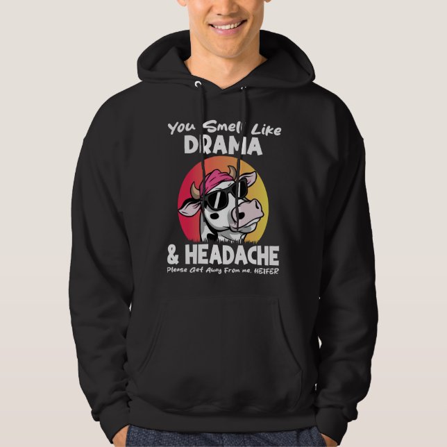Moletom Você Cheira A Dor De Cabeça Do Drama Dando Present (Frente)