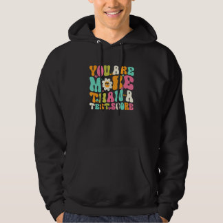 Moletom Você é Mais do que uma Pontuação de Teste Groovy M