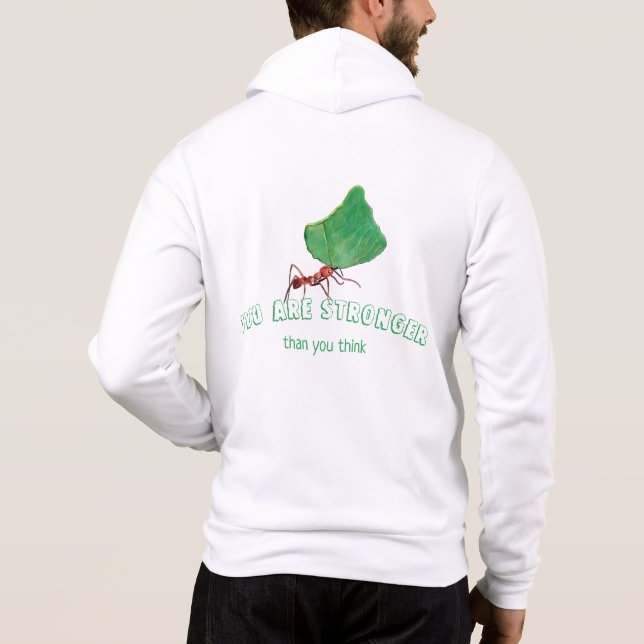 Moletom Você é mais forte do que pensa (Verso)