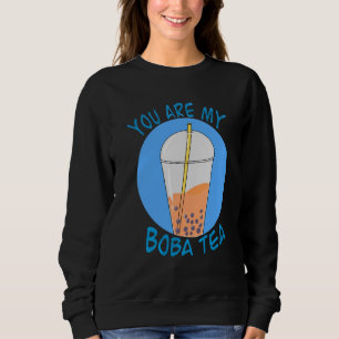 Moletom Você É Meu Chá De Boba Boba Tea Fofo