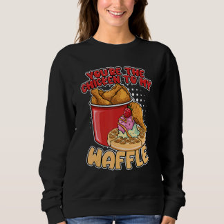 Moletom Você É o Frango Para os Meus Waffles de Café da Ma