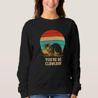 Moletom Você é tão Gato sem Garras   Humor de Gatinho Piad