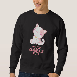 Moletom Você é um gato muito fofo Casal Gatinho