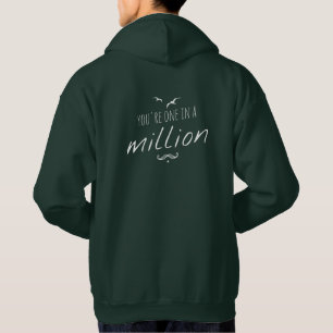 Moletom Você é uma entre um milhão de frases citações amor