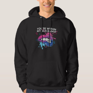 Moletom Você Está Dentro da Minha Faixa Bi Fi Bissexual Bi