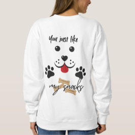 Moletom Você Gosta Dos Meus Snacks