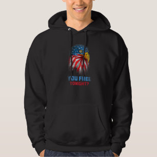 Moletom Você Livre Esta Noite Águia Americana Bandeira Ame