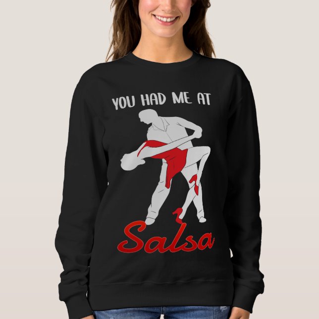Moletom Você Me Conquistou Com Dançarino de Salsa (Frente)