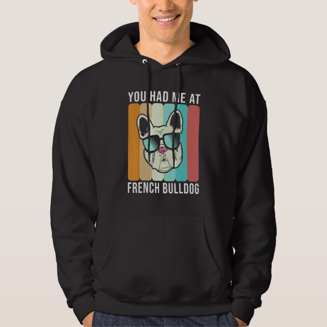 Moletom Você me conquistou com French Bulldog   Frenchie (Frente)