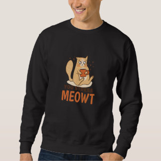 Moletom Você Me Estressa Gato Punho Gráfico