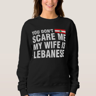 Moletom Você não me assusta minha esposa é libanesa