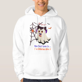 Moletom Você não pode me assustar Eu sou Dracula Boo White