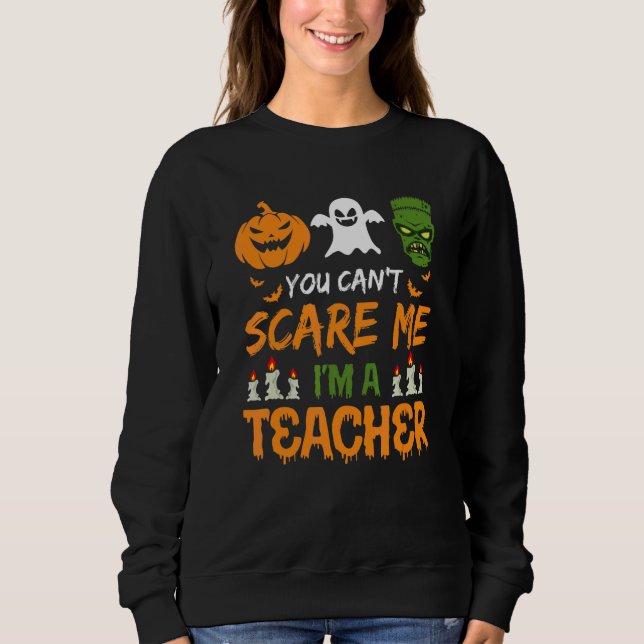 Moletom Você Não Pode Me Assustar Eu Sou Um Professor Vibr (Frente)