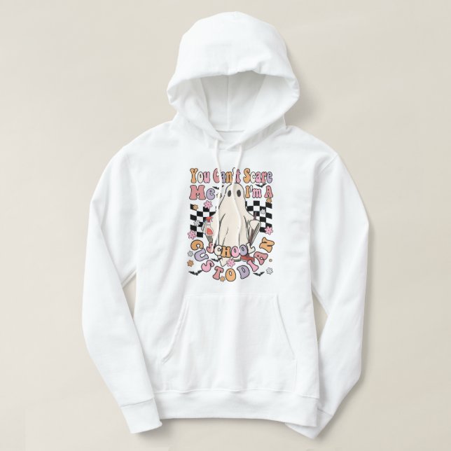 Moletom você não pode me dar uma cicatriz na custódia da e (Frente do Design)