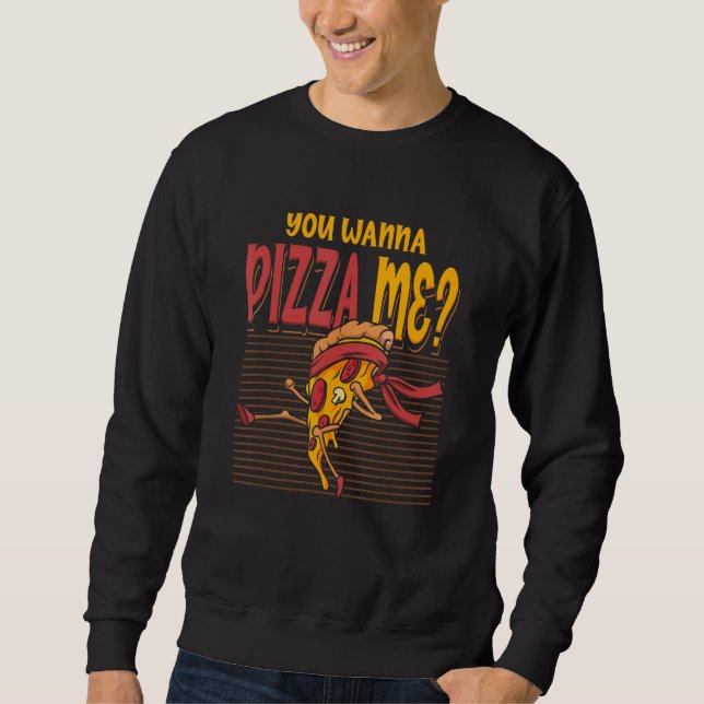 Moletom Você Quer Pizza Me Karate Fighting Style Mma Taekw (Frente)