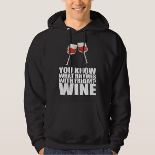 Moletom Você Sabe O Que Rima Com Vinho De Sexta