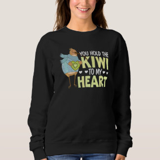 Moletom Você Segura o Kiwi Para o Meu Coração Pun Animal P