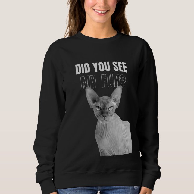 Moletom Você Viu Meu Gatinho De Pele? (Frente)