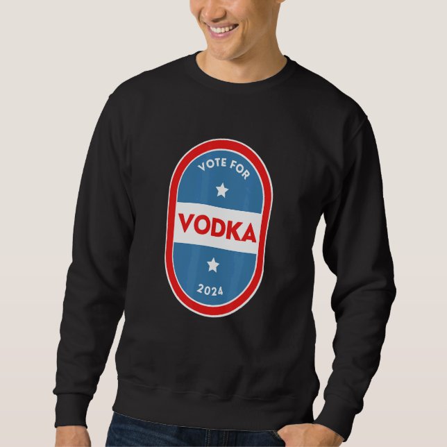 Moletom Vodka  Bartender Political Election Parody 2024 (Frente)