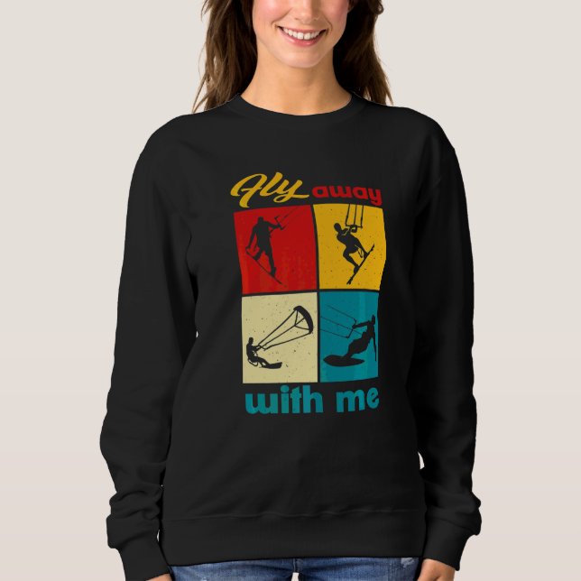 Moletom Voe Comigo Estilo de Vida Vintage (Frente)