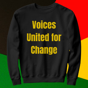 Moletom Voices United for Change