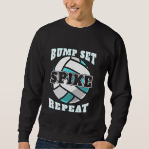 Moletom Voleibol Repetitivo De Bump Set