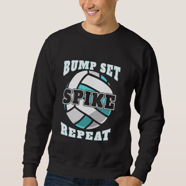 Moletom Voleibol Repetitivo De Bump Set (Frente)